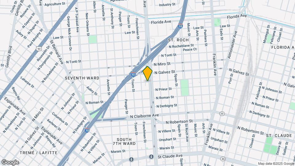 1938 Elysian Fields Ave Map and Location Details