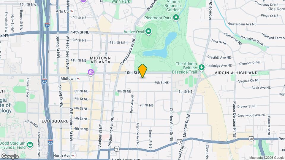 316 9th St NE Map and Location Details