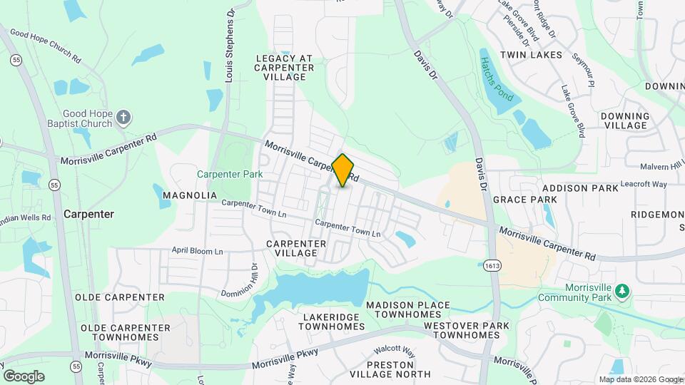 1515 Gathering Park Circle Mapa y Detalles de la Ubicación
