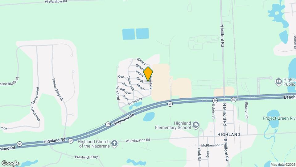 163 Birch Map and Location Details