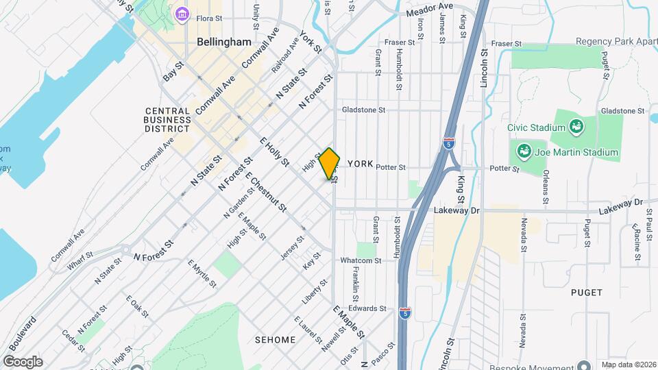 1314 Billy Frank Jr. St Map and Location Details