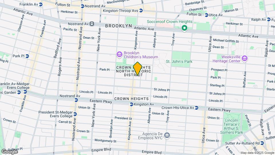 1125 Sterling Pl Mapa y Detalles de la Ubicación