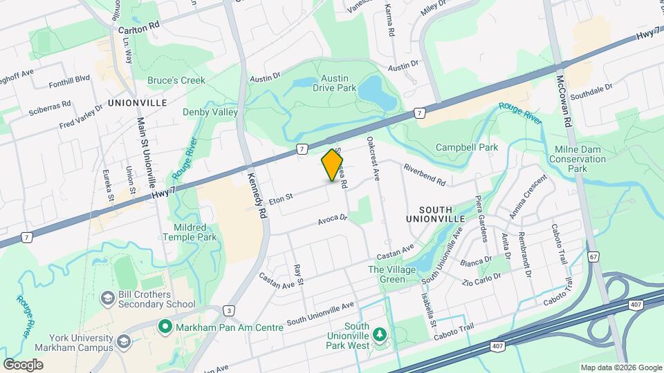 61 Dundee Crescent Map and Location Details