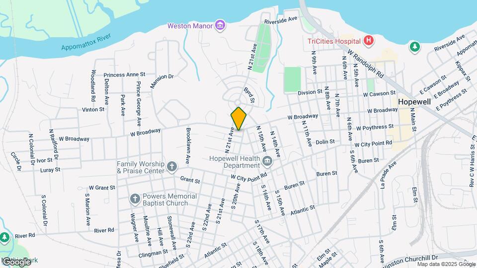 2004 W Broadway Map and Location Details