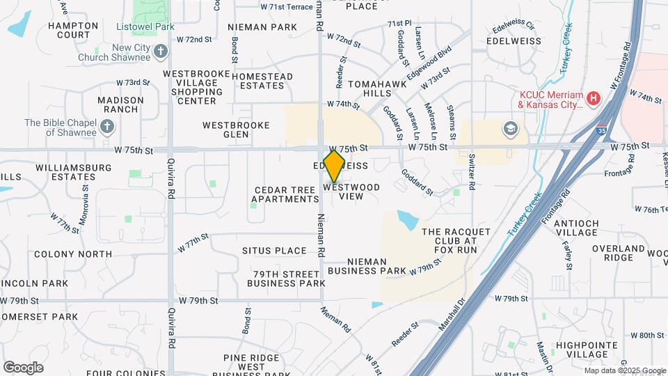11006 W 76th St Map and Location Details