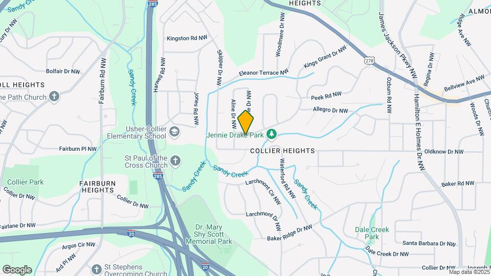 3102 W Peek Rd NW Map and Location Details