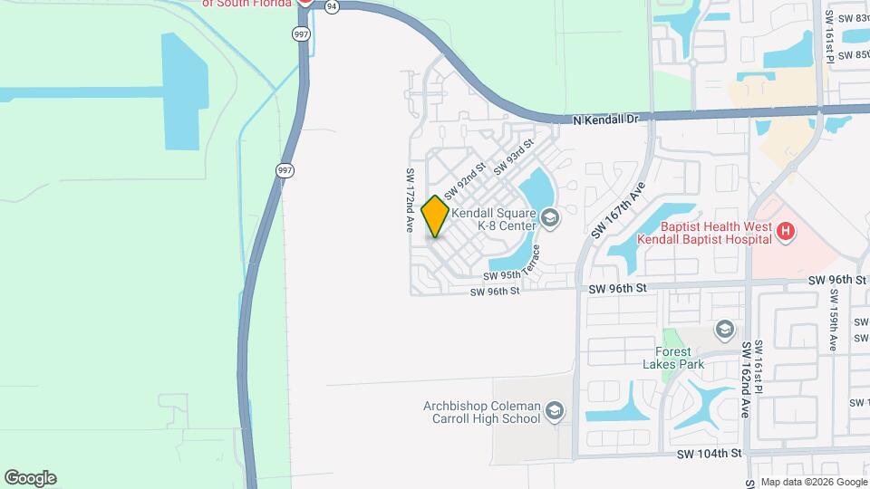 9311 SW 171st Ct Map and Location Details
