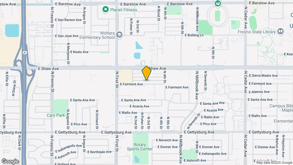 3345 E Fairmont Ave Map and Location Details