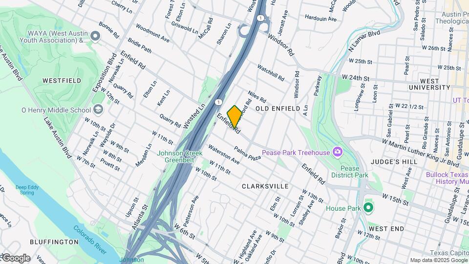 1717 Enfield Rd Map and Location Details