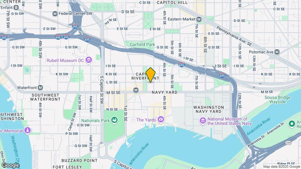 Arthur Capper Carrollsburg Redevelopment Map and Location Details