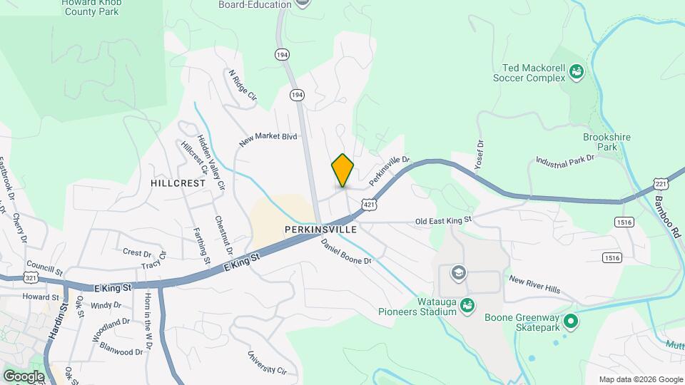196 Perkinsville Dr Mapa y Detalles de la Ubicación