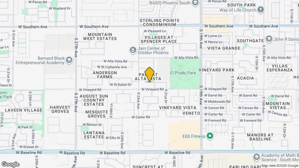 2213 W St Charles Ave Mapa y Detalles de la Ubicación
