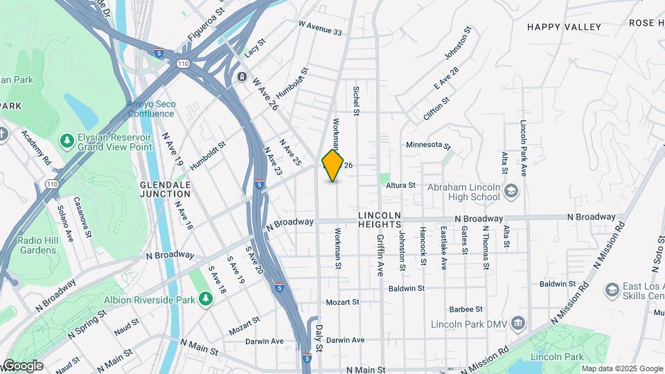 2461 Workman St Map and Location Details