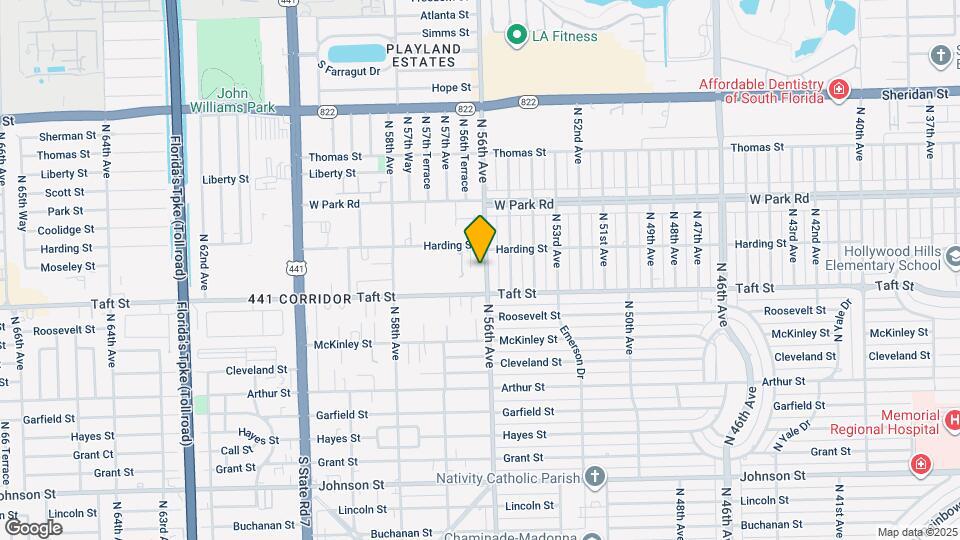 1820 N 56th Ave Mapa y Detalles de la Ubicación