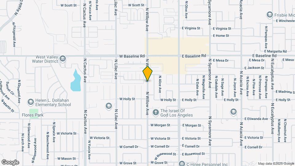 1032 N Willow Ave Mapa y Detalles de la Ubicación