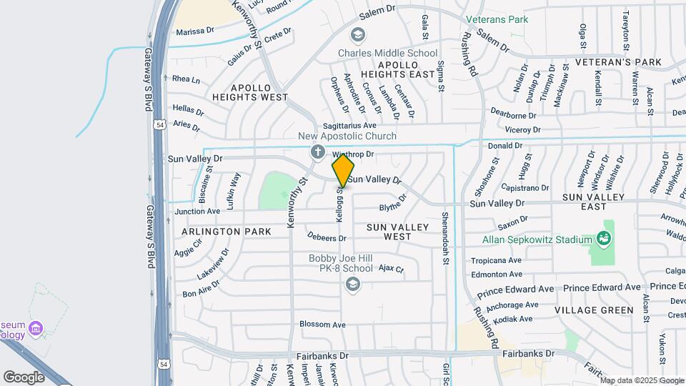 10350 Kellogg St Map and Location Details