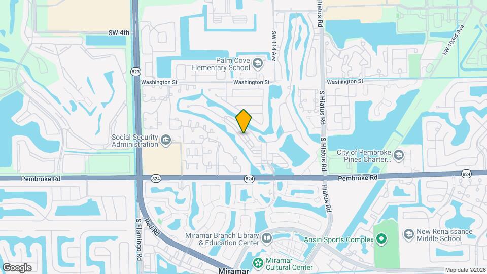 11671 SW 13th Ct Map and Location Details