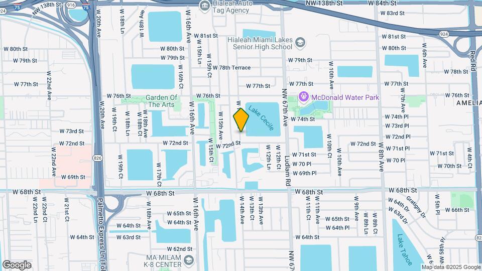 7235 W 14th Ave Map and Location Details
