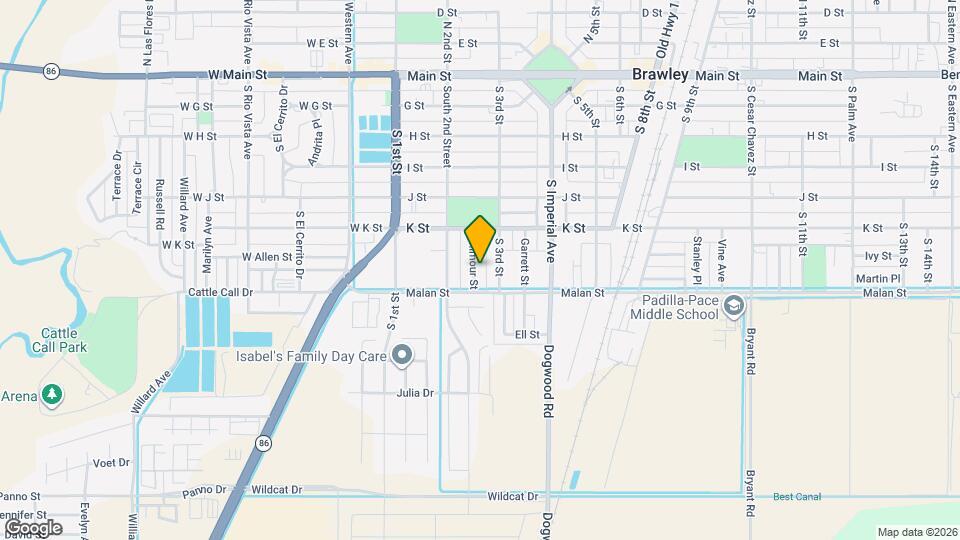 656 Gilmour St Map and Location Details