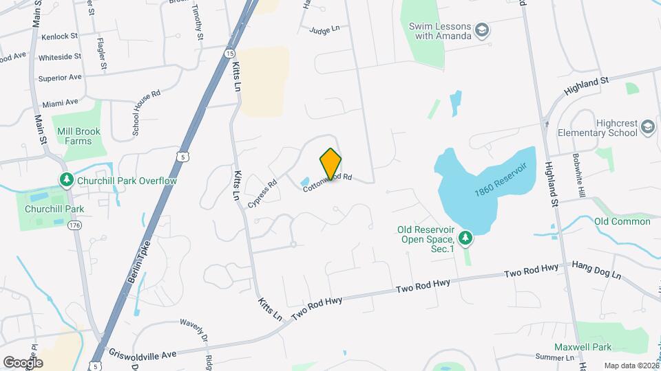 155 Cottonwood Rd Map and Location Details