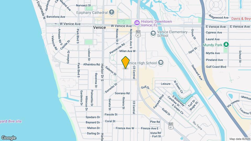 421 Riviera St Mapa y Detalles de la Ubicación