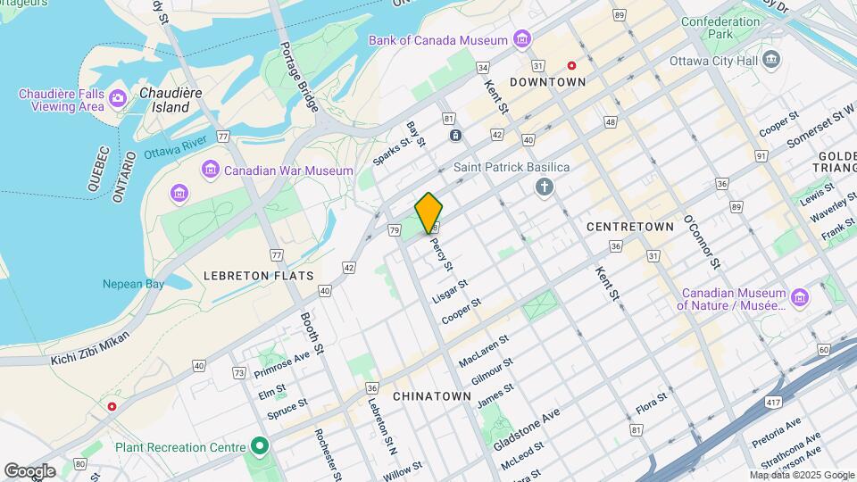 556 Laurier Ave W, Unit 704 Mapa y Detalles de la Ubicación