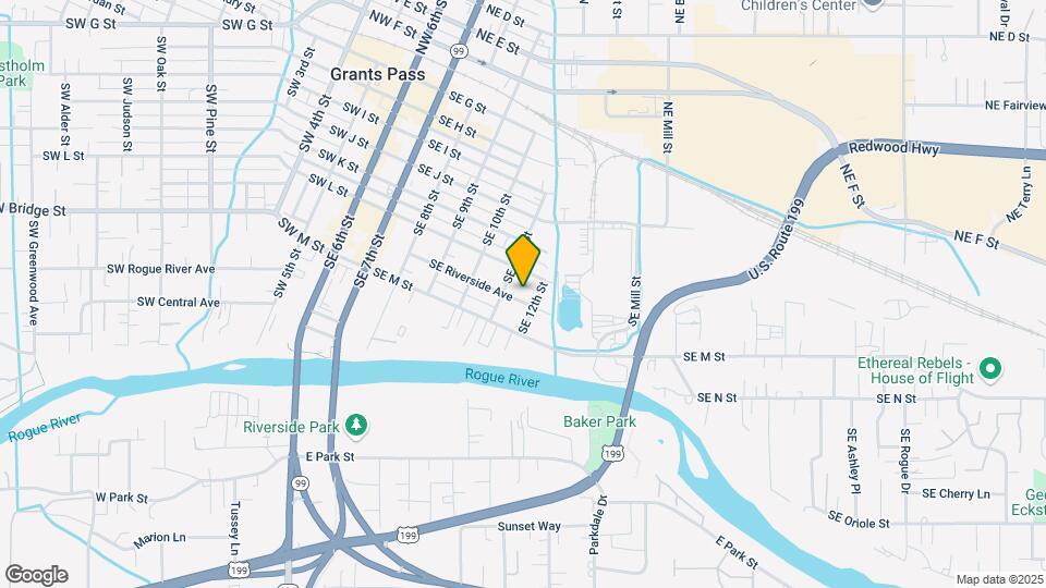 610-612 SE Riverside Ave Map and Location Details