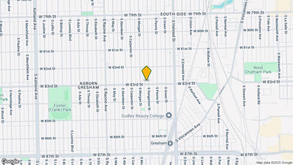 8254 S Sangamon St Mapa y Detalles de la Ubicación