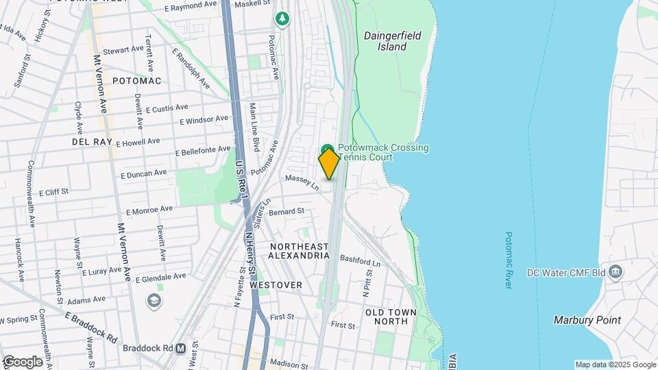 1602 W Abingdon Dr Map and Location Details