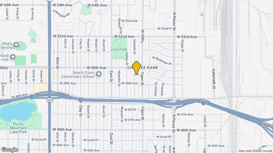 4950 Umatilla St Map and Location Details