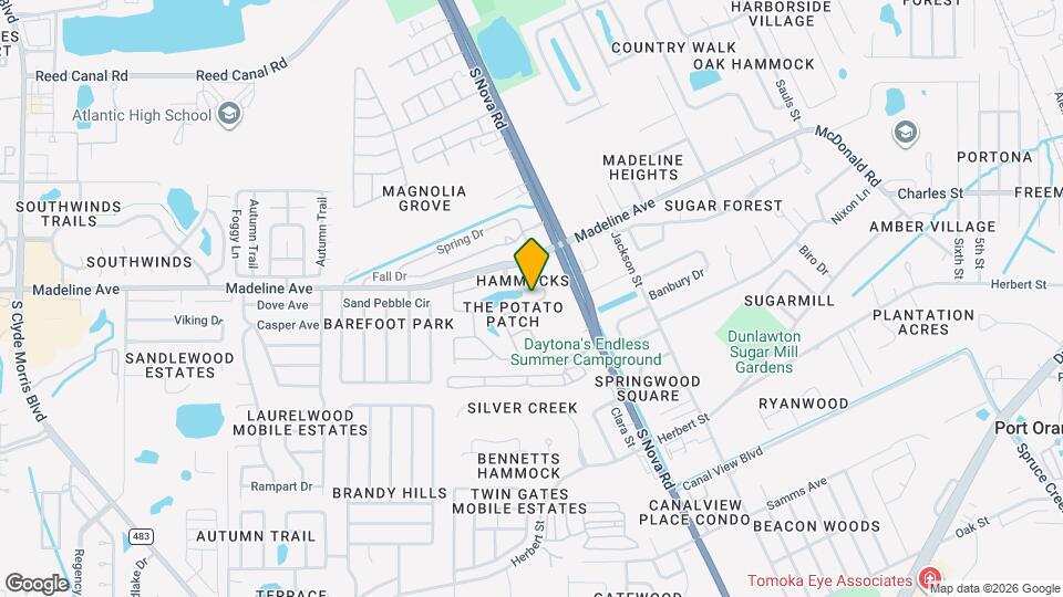 1602 Deer Springs Rd Map and Location Details