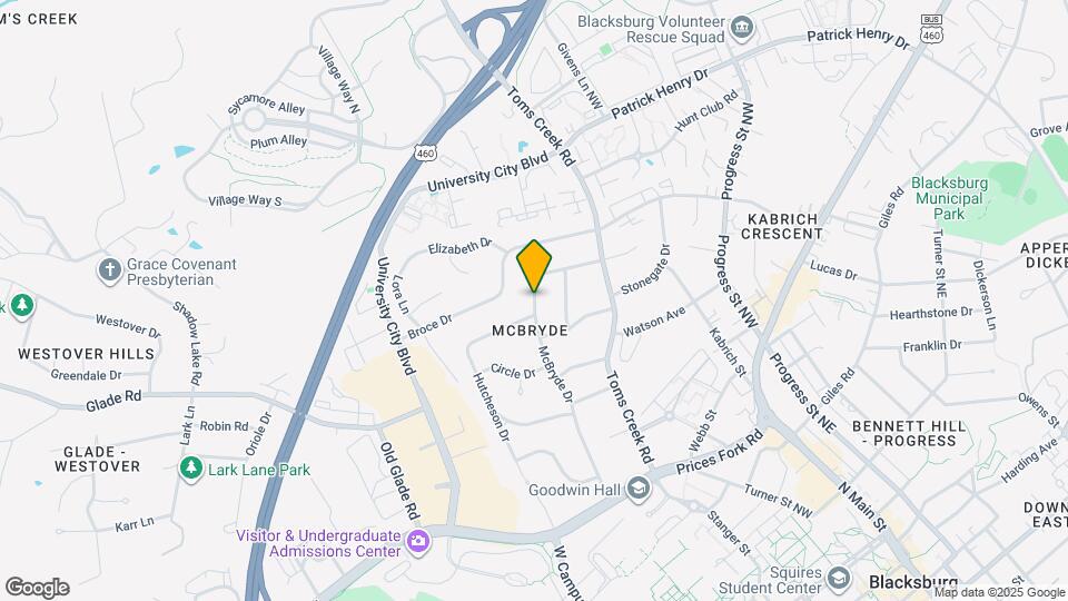 940 McBryde Dr Map and Location Details