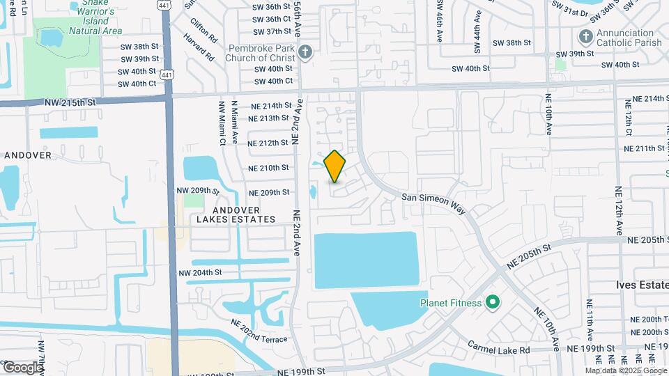 447 NE 210th Circle Ter, Unit 101-20 Map and Location Details