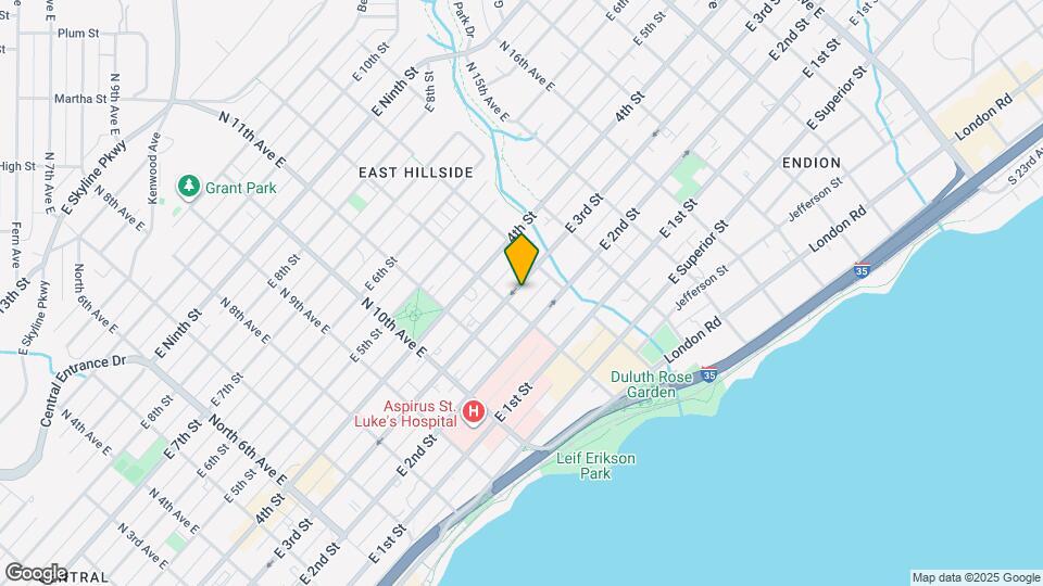 1212 E 3rd St Map and Location Details