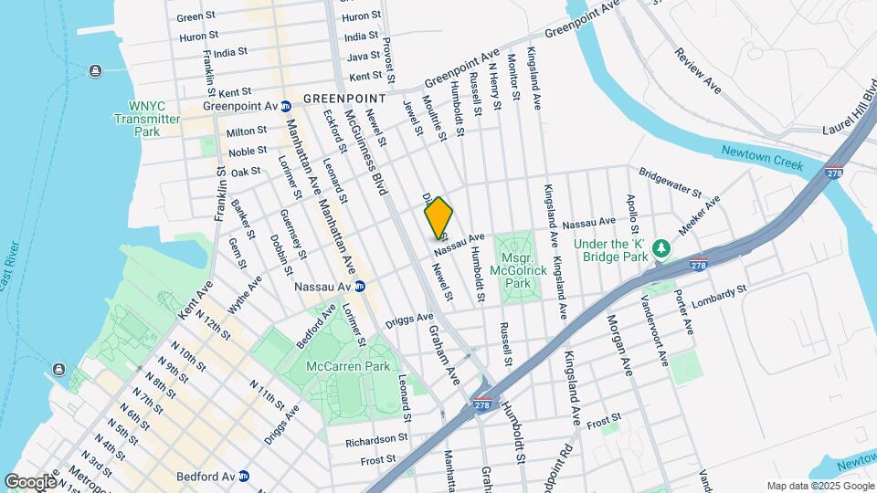 159 Nassau Ave Map and Location Details