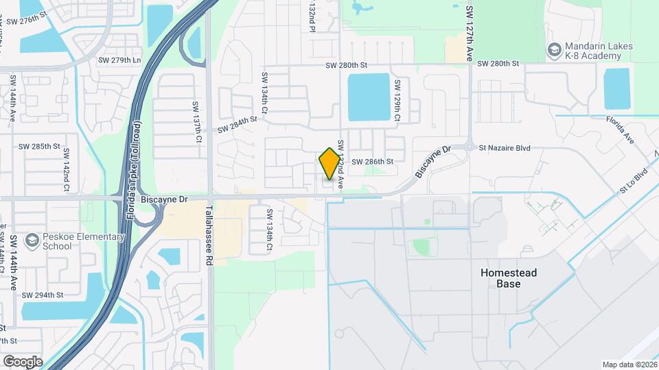 28730 SW 132nd Ct Map and Location Details