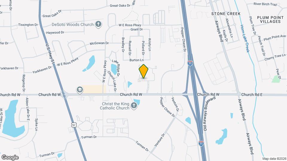 Oak Hollow Apartment Community Map and Location Details