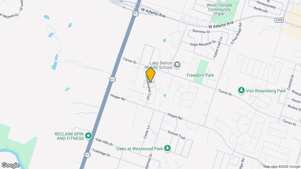 1071 Tumbleweed Trail Map and Location Details