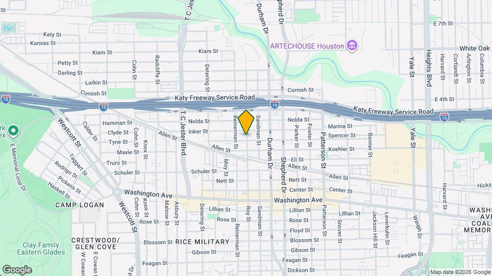 1607 Roy St Map and Location Details
