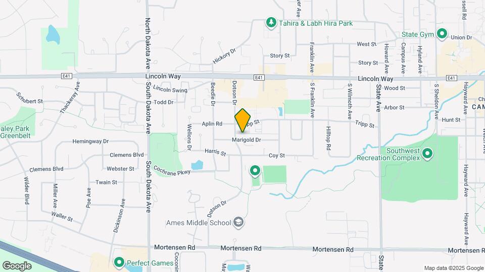 3913 Marigold Dr Map and Location Details