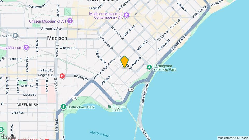 520 W Doty St Map and Location Details