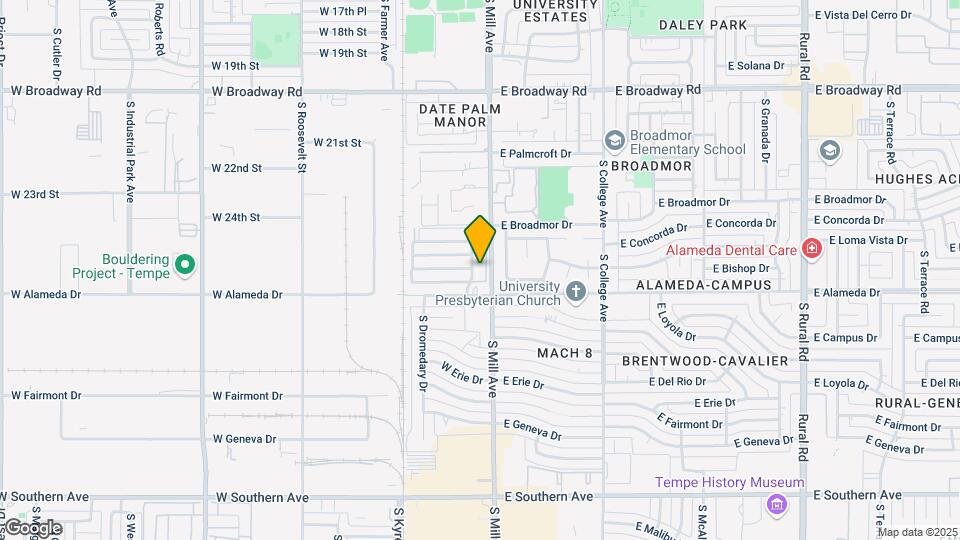2527 S Maple Ave Map and Location Details