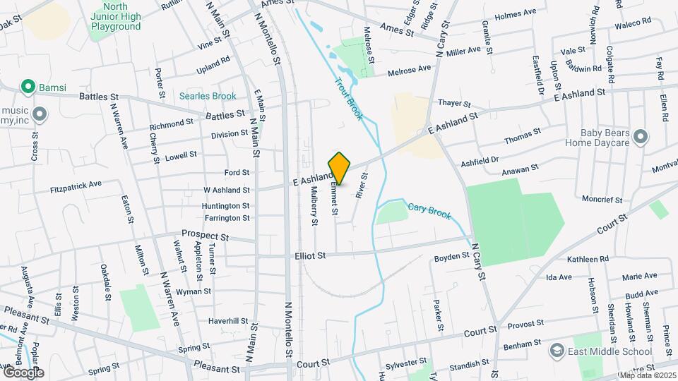83 Emmet St Map and Location Details