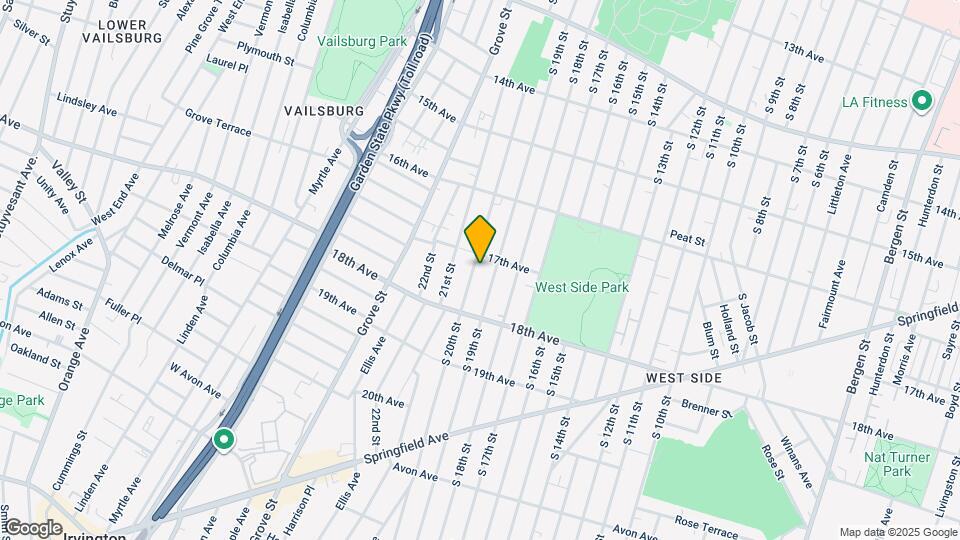 626 S 20th St Map and Location Details