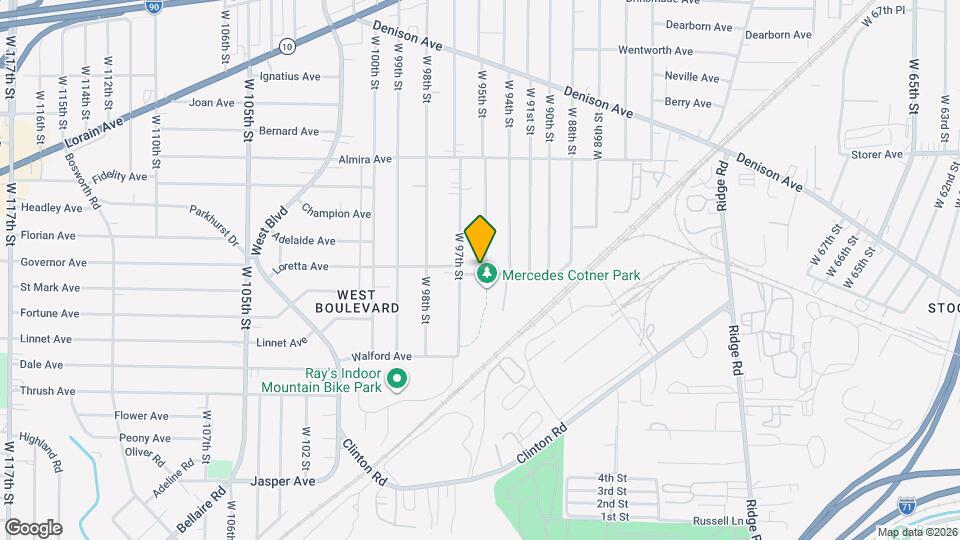 3500 W 95th St Mapa y Detalles de la Ubicación