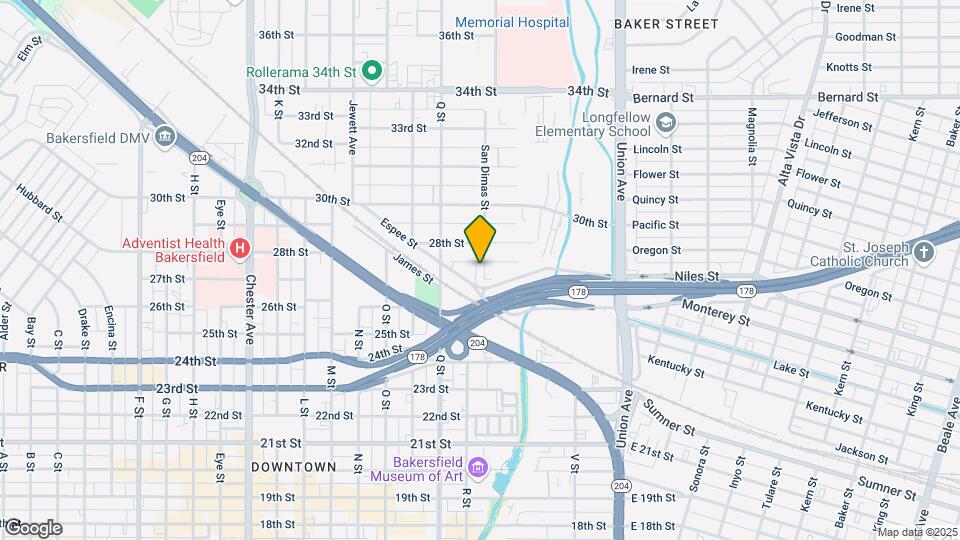 2711 San Dimas St Map and Location Details