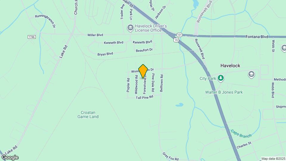 208 Forestview Dr Map and Location Details