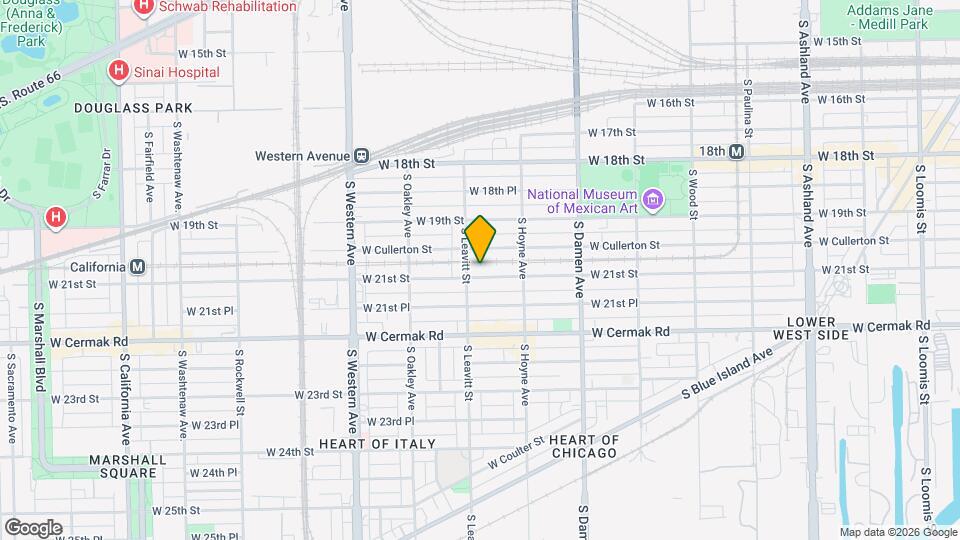 2146 W 21st St Map and Location Details