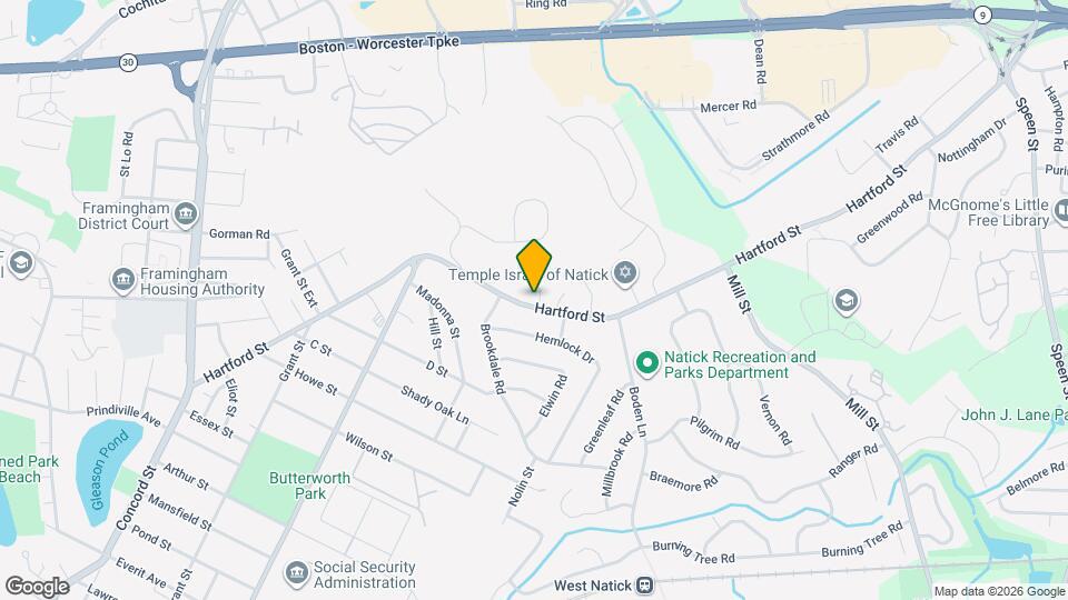 165 Hartford St Map and Location Details