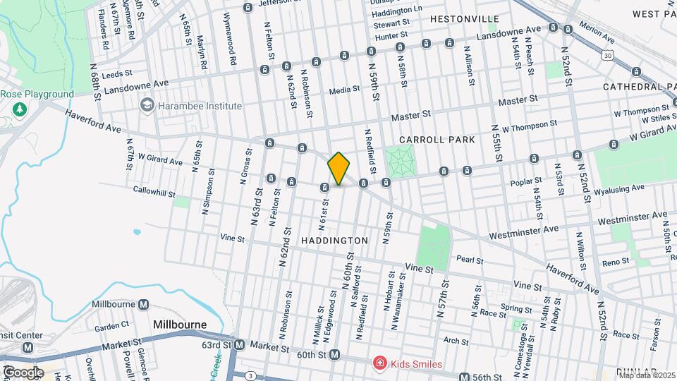 6056 W Girard Ave, Unit 2nd Floor Map and Location Details